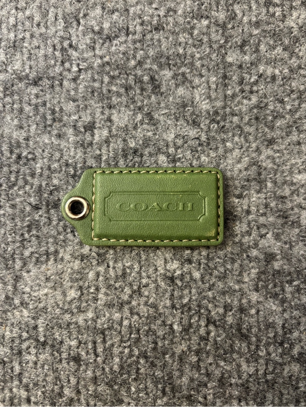 Coach Hang Tag Green